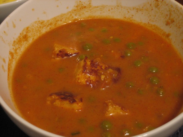 mattar paneer