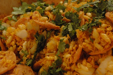 swad bhel puri in a box