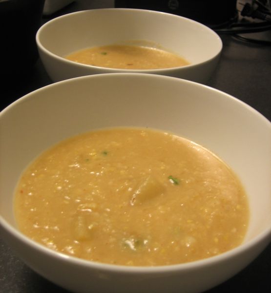 creamy corn and potato soup