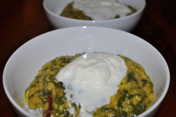 lemon spinach pappu