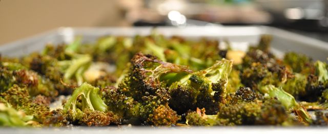 roasted brocolli